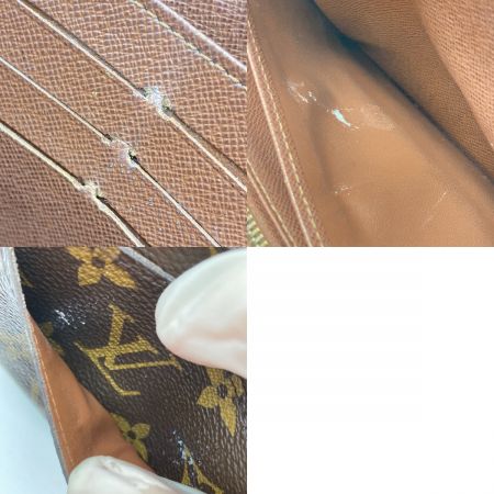  LOUIS VUITTON ルイヴィトン 長財布 モノグラム ポルトフォイユ・サラ ダメージ多 現状品 M61734