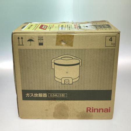  Rinnai リンナイ こがまる ガス炊飯器 0.5-3合 プロパン LPガス ダークブラウン RR-030FS