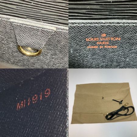  LOUIS VUITTON ルイヴィトン エピ ポルトドキュマン・セナトゥール ブリーフケース M54452 ブラック