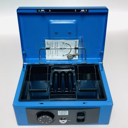  ライオン事務器 手提金庫 Sサイズ B5判収納サイズ HS-93 ブルー