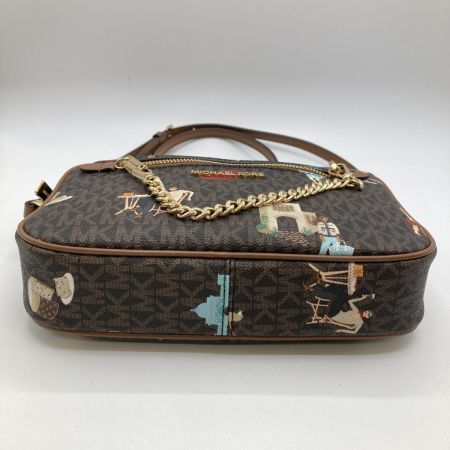  MICHAEL KORS マイケルコース ショルダーバッグ ジェットセットガールズ ジップチェーン 35F2G5CC7V ブラウン