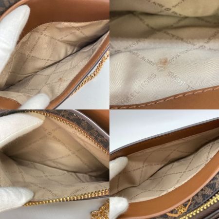  MICHAEL KORS マイケルコース ショルダーバッグ ジェットセットガールズ ジップチェーン 35F2G5CC7V ブラウン