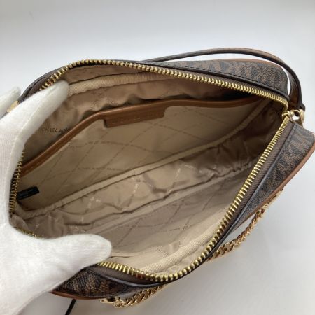  MICHAEL KORS マイケルコース ショルダーバッグ ジェットセットガールズ ジップチェーン 35F2G5CC7V ブラウン