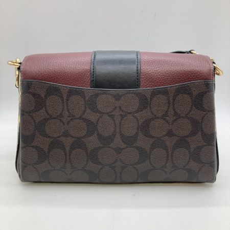  COACH コーチ グレース ショルダー バッグ CC066 ブラウンマルチ