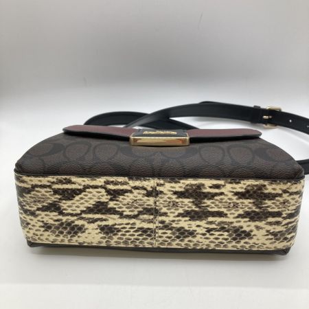  COACH コーチ グレース ショルダー バッグ CC066 ブラウンマルチ