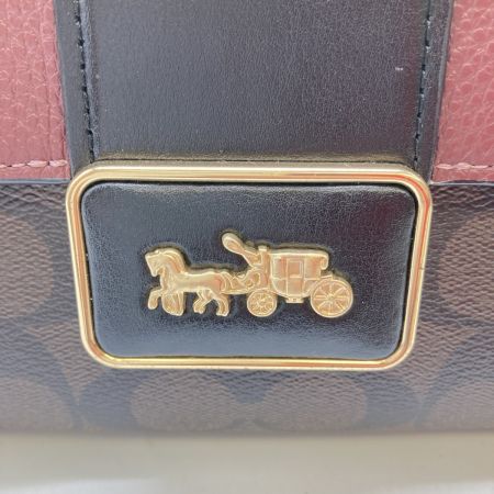  COACH コーチ グレース ショルダー バッグ CC066 ブラウンマルチ