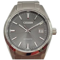 ◎◎ CITIZEN シチズン メカニカルクラシカル 自動巻 メンズ 腕時計 文字盤グレー 9011-S125804 箱付 Bランク