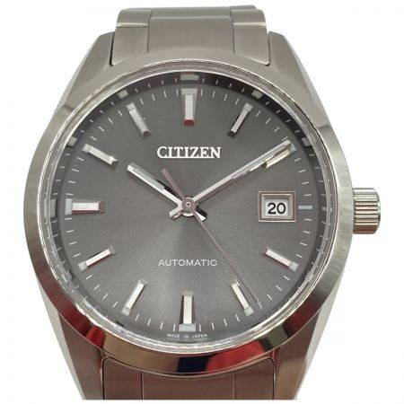  CITIZEN シチズン メカニカルクラシカル 自動巻 メンズ 腕時計 文字盤グレー 9011-S125804 箱付