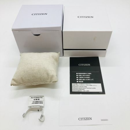  CITIZEN シチズン メカニカルクラシカル 自動巻 メンズ 腕時計 文字盤グレー 9011-S125804 箱付