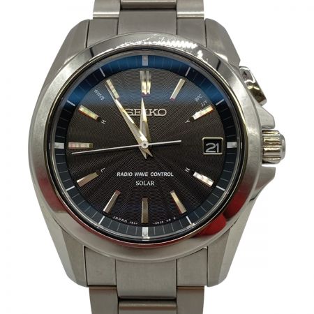  SEIKO セイコー BRIGHTZ ブライツ 電波ソーラー メンズ 腕時計  SAGZ071 7B24-0AW0 箱・取説付