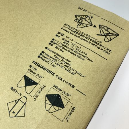 snowpeak スノーピーク 焚き火台 Lサイズ 3-4人用 使用感有 ST-032RS