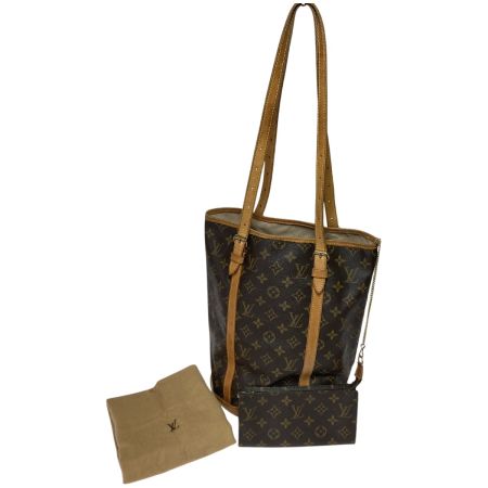 LOUIS VUITTON ルイヴィトン モノグラム バケット27 トートバッグ M42236 ブラウン