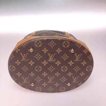  LOUIS VUITTON ルイヴィトン モノグラム バケット27 トートバッグ M42236 ブラウン