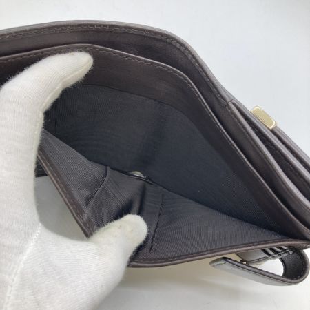  GUCCI グッチ 二つ折り財布 Wホック 257015･493075 ブラウン