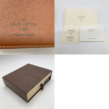  LOUIS VUITTON ルイヴィトン モノグラム ポルト ビエ・カルト クレディモネ 2つ折り財布 箱付 M61665 ブラウン