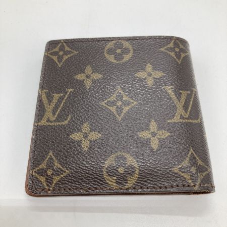  LOUIS VUITTON ルイヴィトン モノグラム ポルト ビエ・カルト クレディモネ 2つ折り財布 箱付 M61665 ブラウン