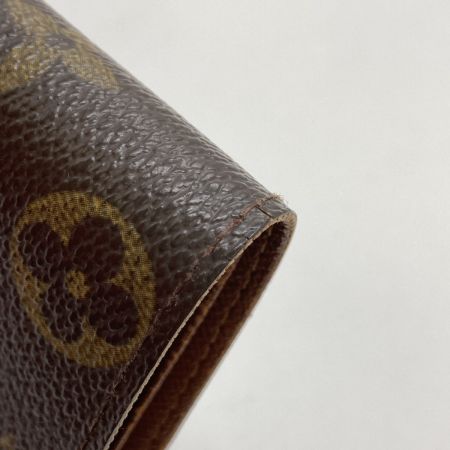  LOUIS VUITTON ルイヴィトン モノグラム ポルト ビエ・カルト クレディモネ 2つ折り財布 箱付 M61665 ブラウン