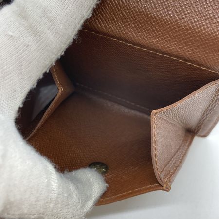  LOUIS VUITTON ルイヴィトン モノグラム ポルト ビエ・カルト クレディモネ 2つ折り財布 箱付 M61665 ブラウン