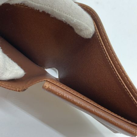  LOUIS VUITTON ルイヴィトン モノグラム ポルト ビエ・カルト クレディモネ 2つ折り財布 箱付 M61665 ブラウン