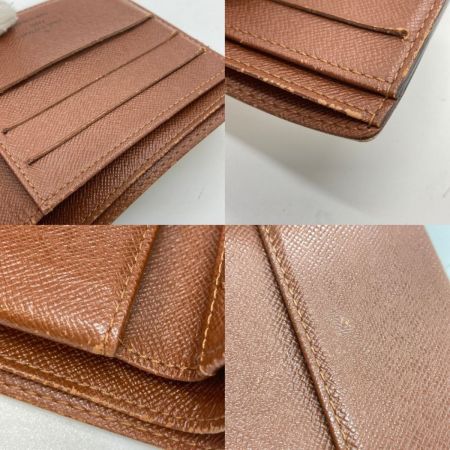  LOUIS VUITTON ルイヴィトン モノグラム ポルト ビエ・カルト クレディモネ 2つ折り財布 箱付 M61665 ブラウン