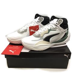 ◎◎ PUMA プーマ バスケットボール シューズ　PLAY MAKER PRO MID PLUS 27.5cm Aランク