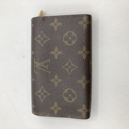  LOUIS VUITTON ルイヴィトン モノグラム ポルト モネ・ビエ トレゾール 2つ折り財布 M61730 ブラウン