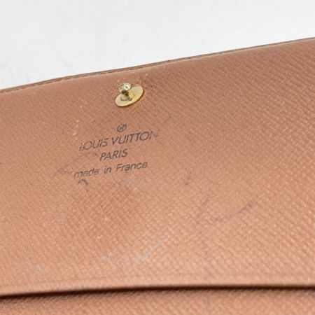  LOUIS VUITTON ルイヴィトン モノグラム ポルト モネ・ビエ トレゾール 2つ折り財布 M61730 ブラウン