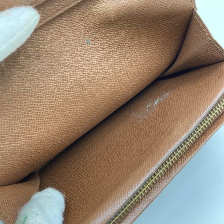  LOUIS VUITTON ルイヴィトン モノグラム ポルト モネ・ビエ トレゾール 2つ折り財布 M61730 ブラウン