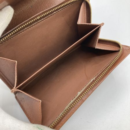  LOUIS VUITTON ルイヴィトン モノグラム ポルト モネ・ビエ トレゾール 2つ折り財布 M61730 ブラウン