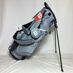 ◎◎ Wilson ウィルソン PRO STAFF スタンドバッグ キャディバッグ 8.5型 1.8kg グレー Aランク