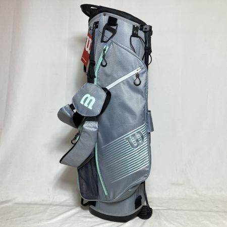  Wilson ウィルソン PRO STAFF スタンドバッグ キャディバッグ 8.5型 1.8kg グレー