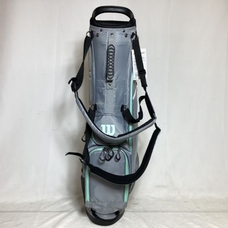  Wilson ウィルソン PRO STAFF スタンドバッグ キャディバッグ 8.5型 1.8kg グレー