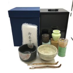 ◎◎  抹茶お点前揃 8点セット　収納箱付き Aランク
