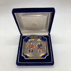 ◎◎  深川製磁 長崎阿蘭陀人之図 角４号 飾り皿 Bランク