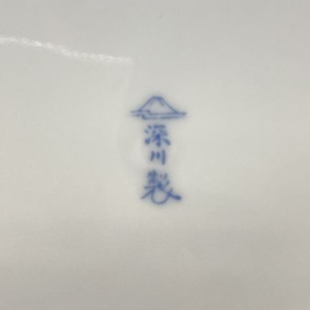   深川製磁 長崎阿蘭陀人之図 角４号 飾り皿