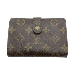 ◎◎ LOUIS VUITTON ルイヴィトン モノグラム ポルトモネ・ビエ ヴィエノワ 2つ折り財布 がま口財布 M61663 ブラウン Cランク