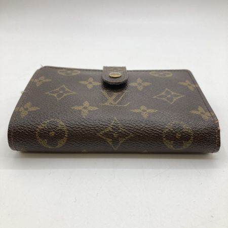  LOUIS VUITTON ルイヴィトン モノグラム ポルトモネ・ビエ ヴィエノワ 2つ折り財布 がま口財布 M61663 ブラウン