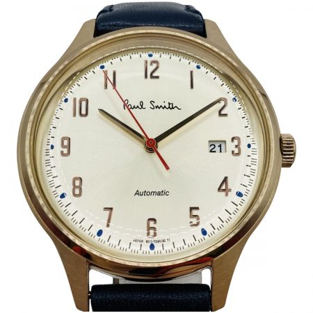  Paul Smith ポールスミス 自動巻き メンズ 腕時計 9011-T022600 本体のみ ベルト使用感有