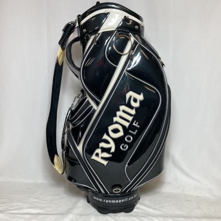  RYOMA キャディバッグ 9.5型 4.8kg エナメル ブラック