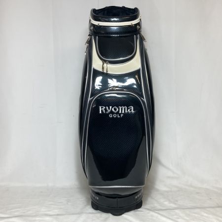  RYOMA キャディバッグ 9.5型 4.8kg エナメル ブラック