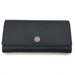 ◎◎ TORY BURCH トリーバーチ 長財布　レザー ブラック Bランク
