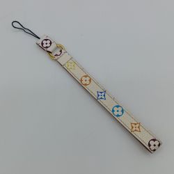 ◎◎ LOUIS VUITTON ルイヴィトン モノグラム マルチカラー ドラゴンヌ テレフォン ストラップ ブロン Bランク