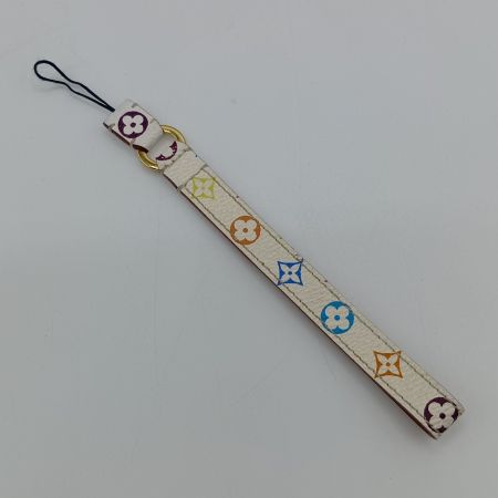  LOUIS VUITTON ルイヴィトン モノグラム マルチカラー ドラゴンヌ テレフォン ストラップ ブロン