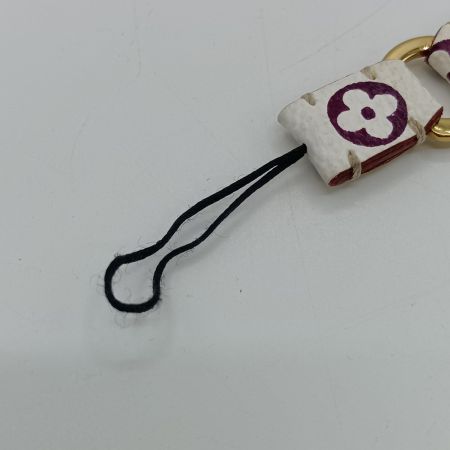  LOUIS VUITTON ルイヴィトン モノグラム マルチカラー ドラゴンヌ テレフォン ストラップ ブロン