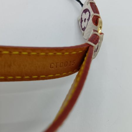  LOUIS VUITTON ルイヴィトン モノグラム マルチカラー ドラゴンヌ テレフォン ストラップ ブロン