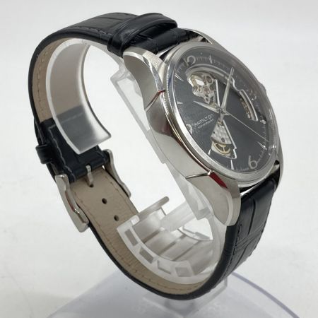  HAMILTON ハミルトン ジャズマスター ビューマチック 自動巻き 腕時計 ブラック文字盤 H325651 箱付