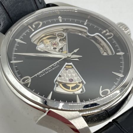  HAMILTON ハミルトン ジャズマスター ビューマチック 自動巻き 腕時計 ブラック文字盤 H325651 箱付