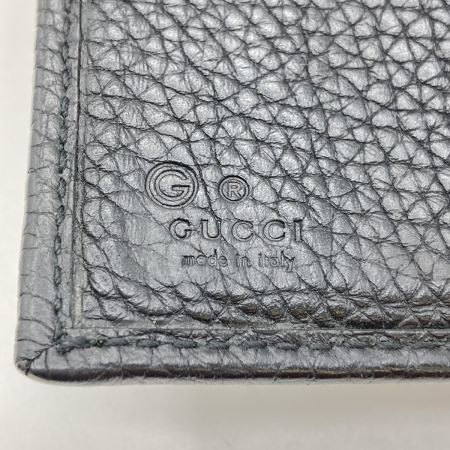  GUCCI グッチ ソーホー 3つ折り財布 GGマーク 598207 ブラック 型崩れ有