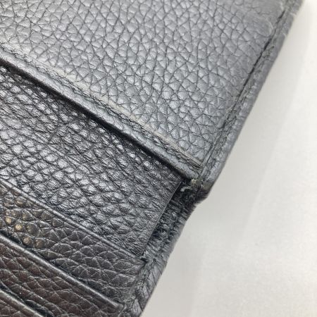  GUCCI グッチ ソーホー 3つ折り財布 GGマーク 598207 ブラック 型崩れ有