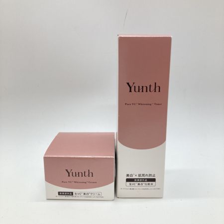  Yunth ユンス 生VC美白化粧水 120ml / 生VC美白クリーム 30g セット